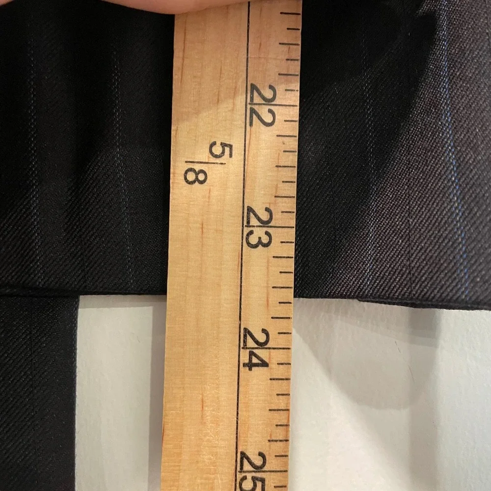 Trussini Linea Classico Mens Lana Super 100s Wool Pinstripe Blazer Made in Italy